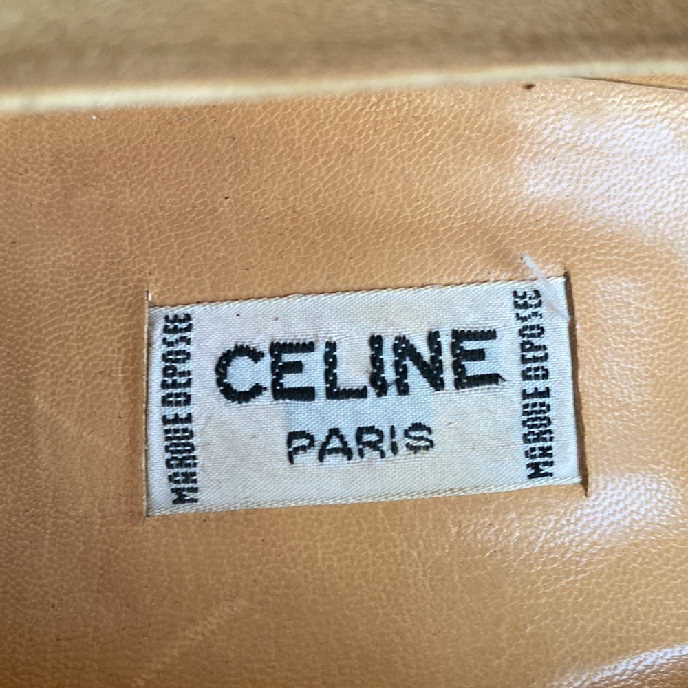 CELINE Paris CLASSIC SUEDE TAN PUMPS SIZE 39.5 ๐EUC๐ - Picture 10 of 17
